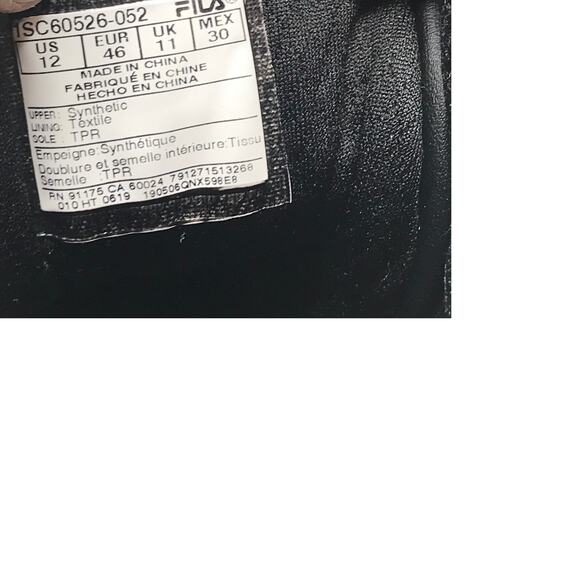 FILA Vulc 13 Plus Athletic Shoes Sz 12 - Picture 8 of 10